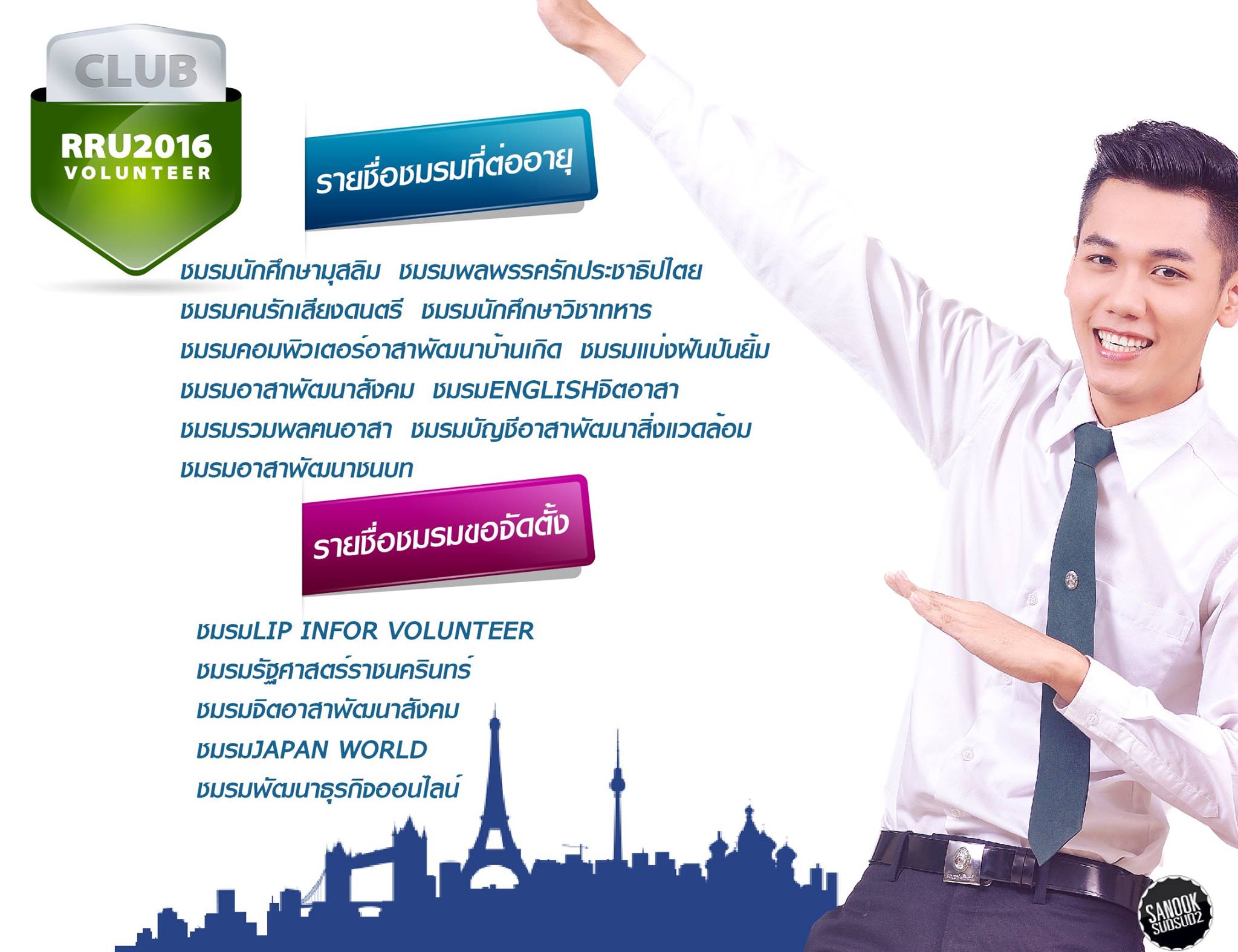 ประกาศรายชื่อชมรม 2559 ที่ต่ออายุและชมรมที่ขอจัดตั้ง