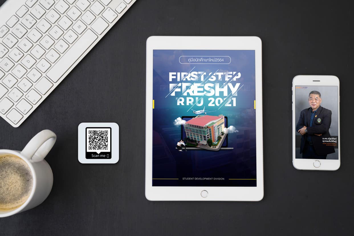 คู่มือนักศึกษาใหม่ ปีการศึกษา 2564 ในรูปแบบหนังสืออิเล็กทรอนิกส์ (e book) นักศึกษาสามารถเข้าไปอ่านได้ที่ : https://online.fliphtml5.com/rxiyn/cbd...